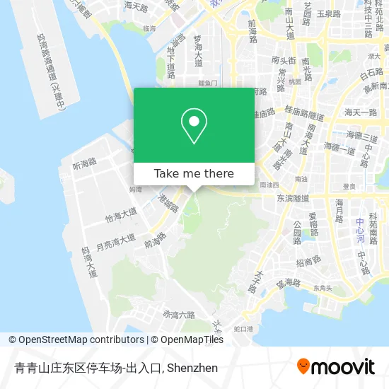 青青山庄东区停车场-出入口 map