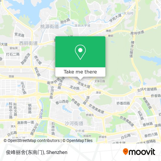 俊峰丽舍(东南门) map