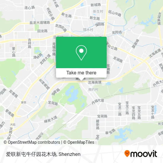 爱联新屯牛仔园花木场 map