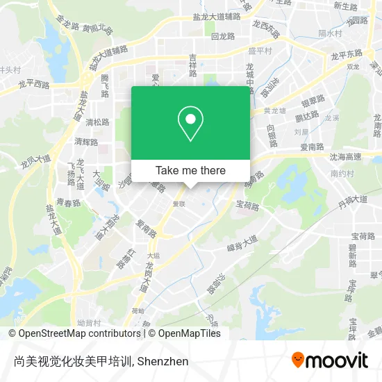 尚美视觉化妆美甲培训 map