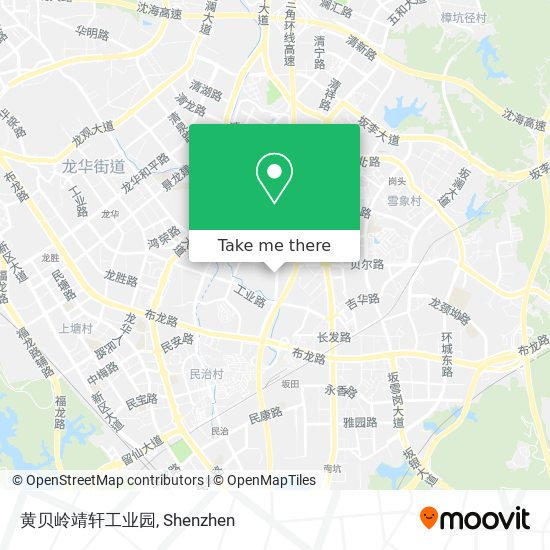 黄贝岭靖轩工业园 map
