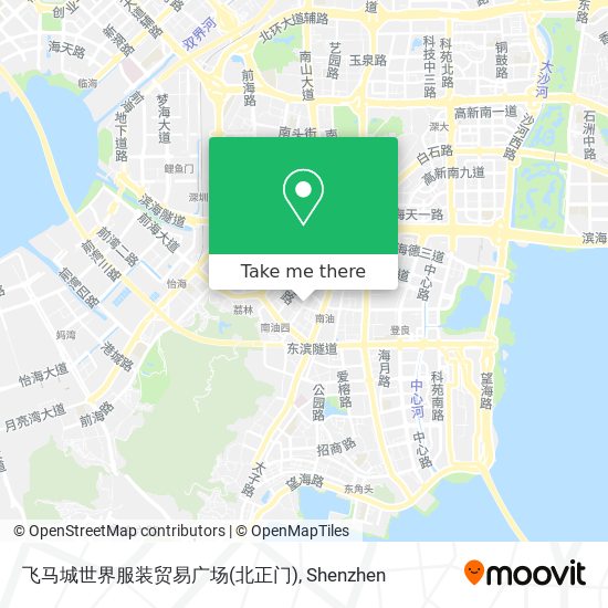 飞马城世界服装贸易广场(北正门) map