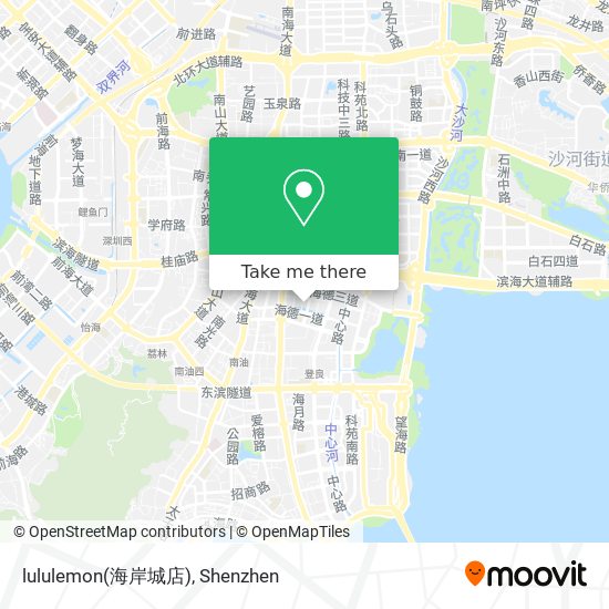 lululemon(海岸城店) map