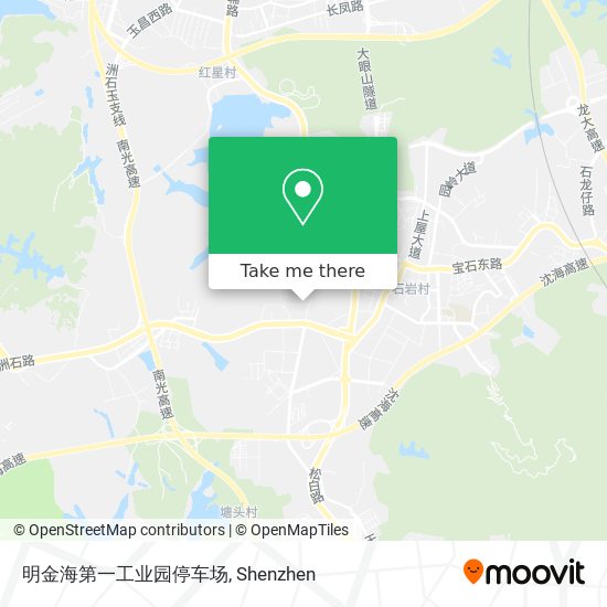 明金海第一工业园停车场 map