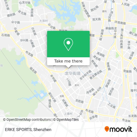 ERKE SPORTS map