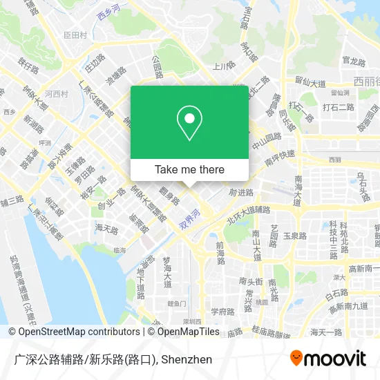 广深公路辅路/新乐路(路口) map