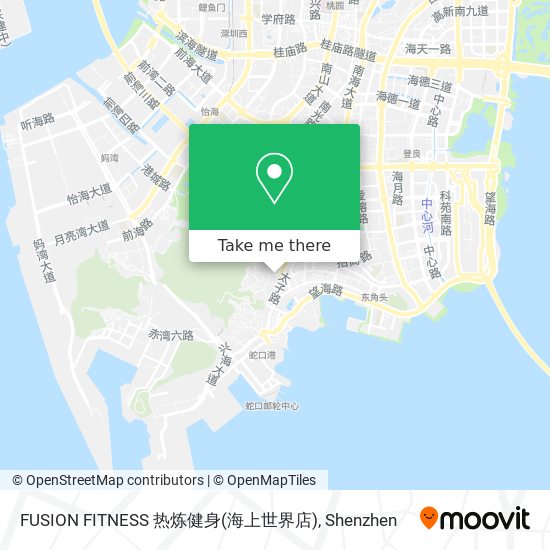 FUSION FITNESS 热炼健身(海上世界店) map