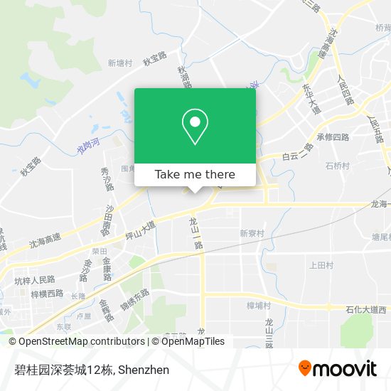 碧桂园深荟城12栋 map