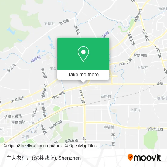 广大衣柜厂(深荟城店) map