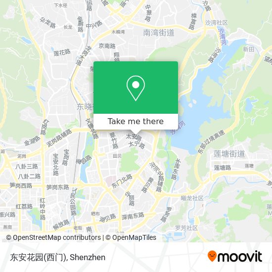 东安花园(西门) map