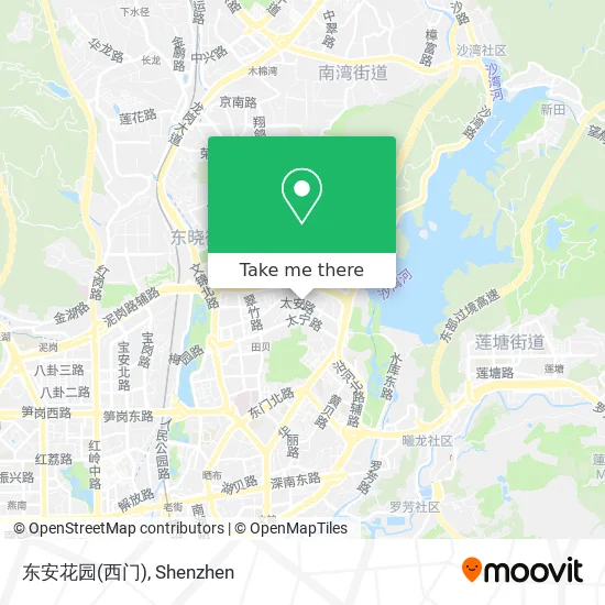 东安花园(西门) map