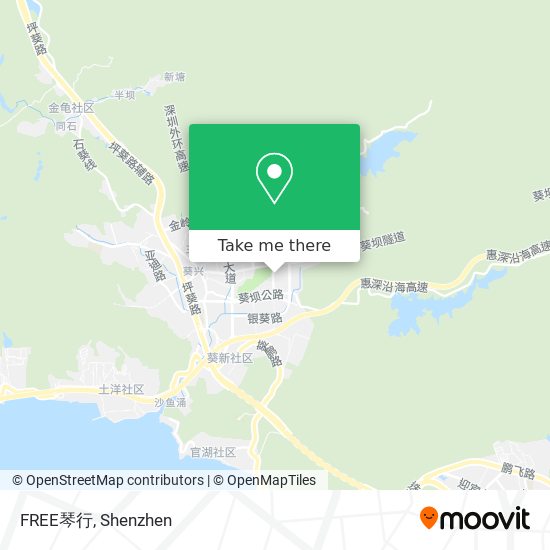 FREE琴行 map
