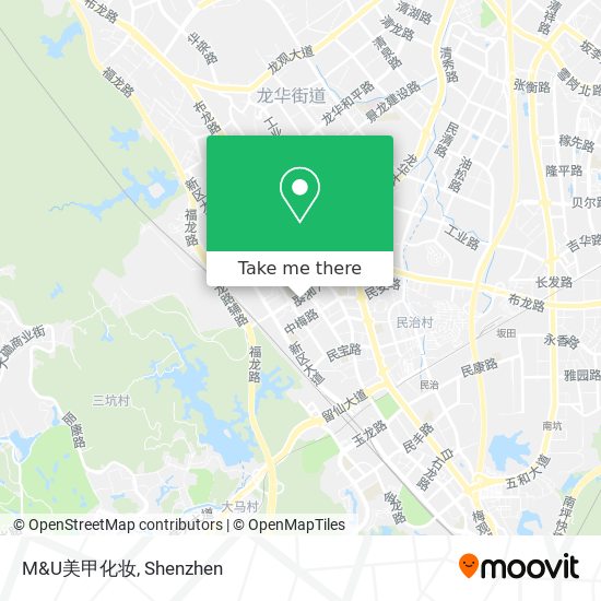 M&U美甲化妆 map