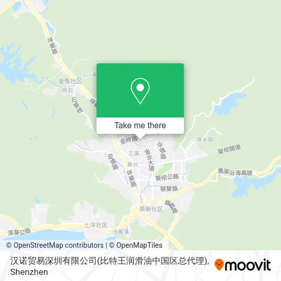 汉诺贸易深圳有限公司(比特王润滑油中国区总代理) map