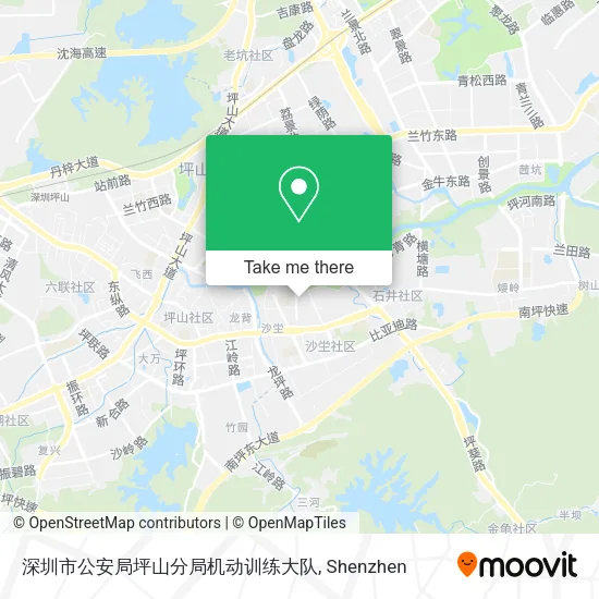 深圳市公安局坪山分局机动训练大队 map