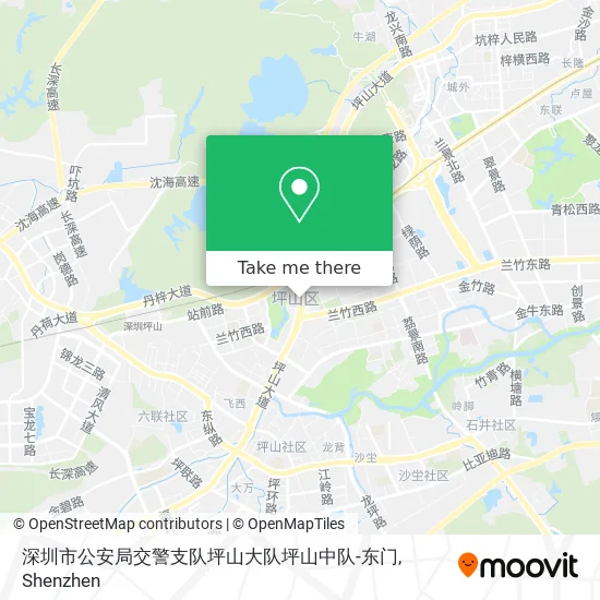 深圳市公安局交警支队坪山大队坪山中队-东门 map