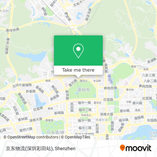 京东物流(深圳彩田站) map