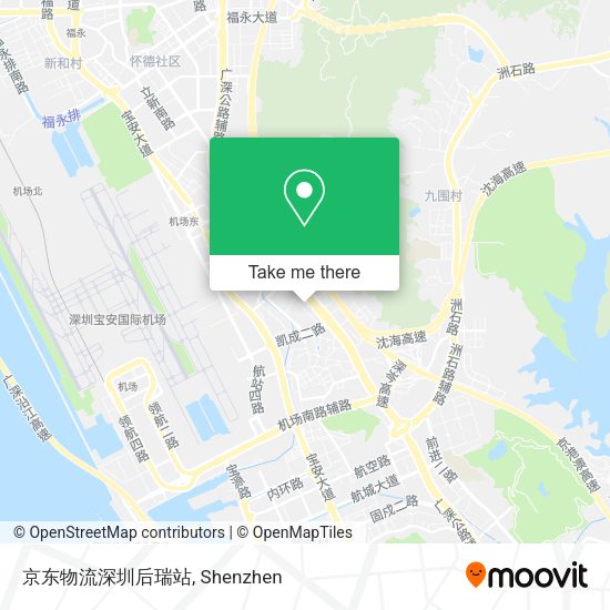 京东物流深圳后瑞站 map