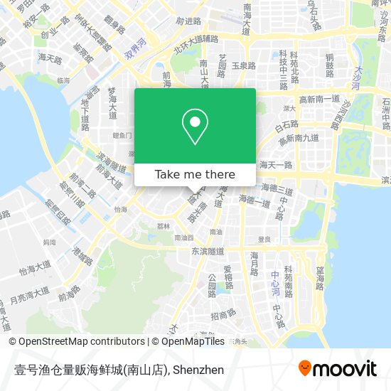 壹号渔仓量贩海鲜城(南山店) map