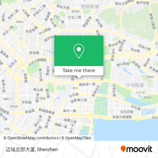 迈瑞总部大厦 map