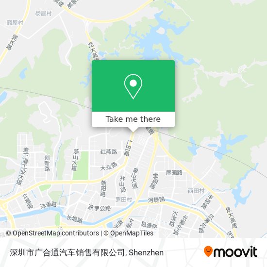 How To Get To 深圳市广合通汽车销售有限公司in 松岗镇by Bus Or Metro