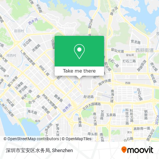 深圳市宝安区水务局 map