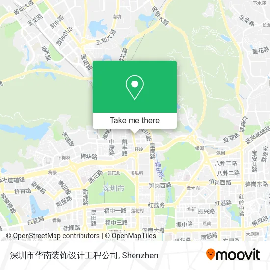 深圳市华南装饰设计工程公司 map