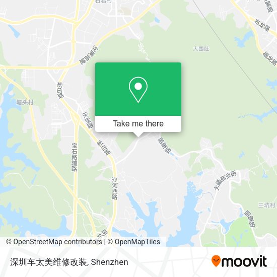 深圳车太美维修改装 map