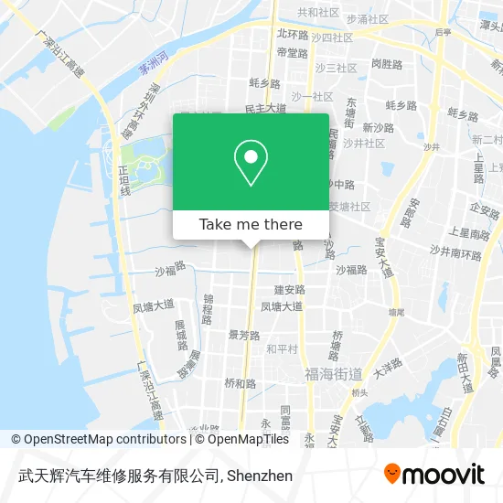 武天辉汽车维修服务有限公司 map