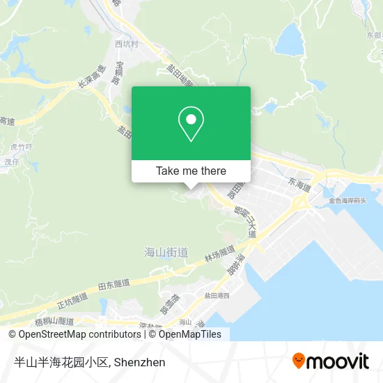 半山半海花园小区 map