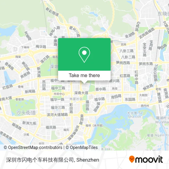 深圳市闪电个车科技有限公司 map
