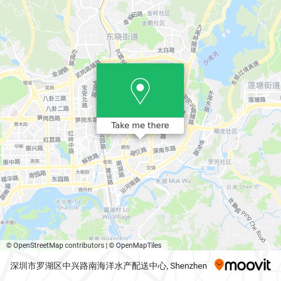 深圳市罗湖区中兴路南海洋水产配送中心 map