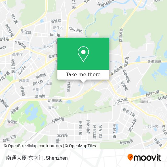 南通大厦-东南门 map