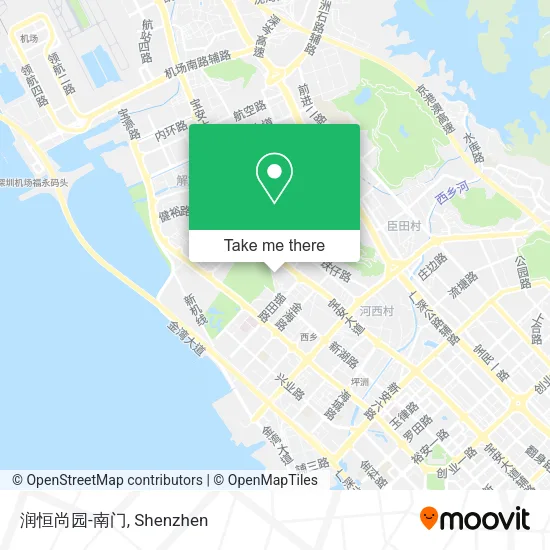 润恒尚园-南门 map