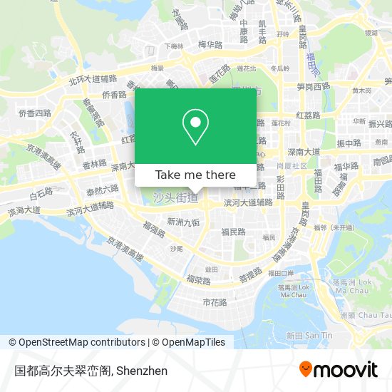 国都高尔夫翠峦阁 map