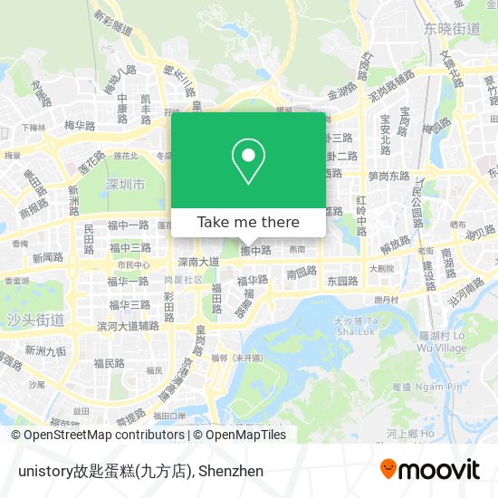 unistory故匙蛋糕(九方店) map
