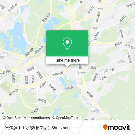 哈尔滨手工水饺(横岗店) map