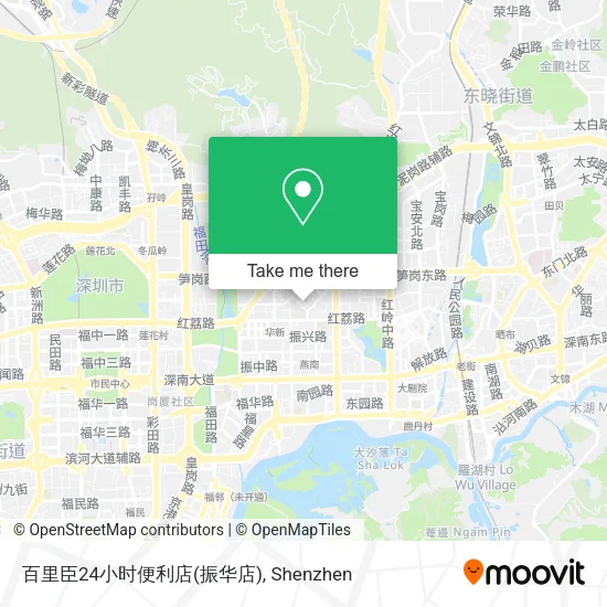 百里臣24小时便利店(振华店) map