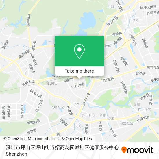 深圳市坪山区坪山街道招商花园城社区健康服务中心 map
