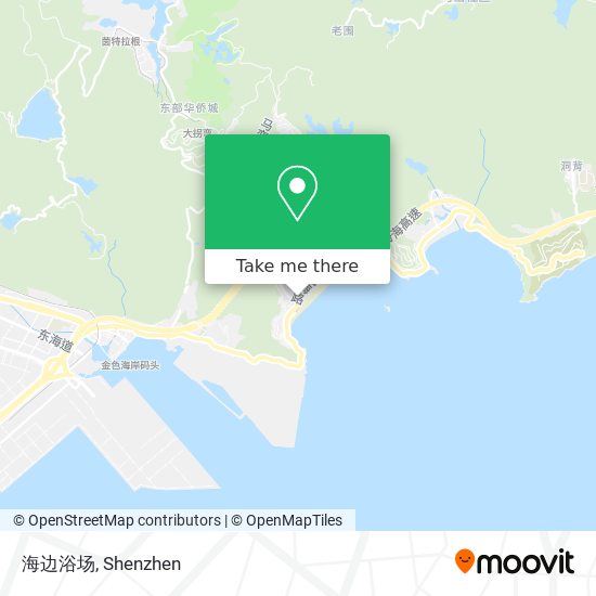 海边浴场 map