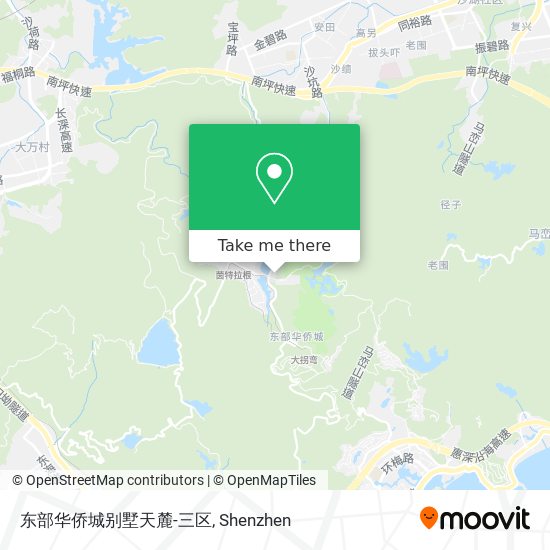 东部华侨城别墅天麓-三区 map