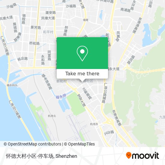 怀德大村小区-停车场 map