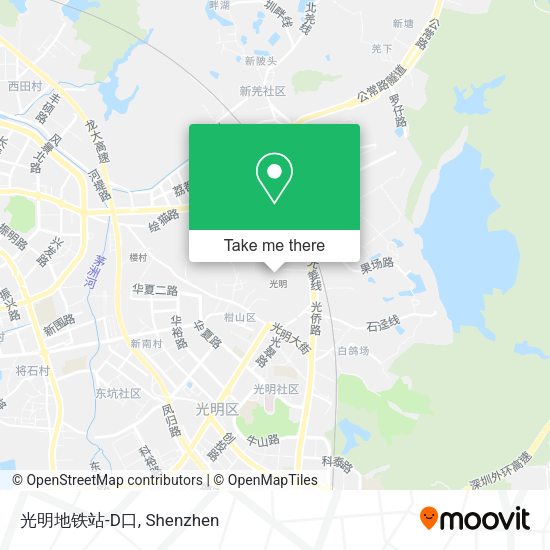 光明地铁站-D口 map