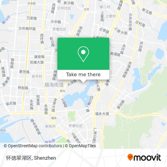 怀德翠湖区 map