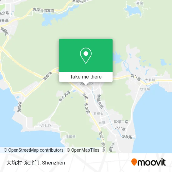 大坑村-东北门 map