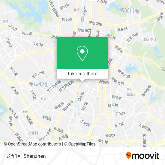 龙华区 map