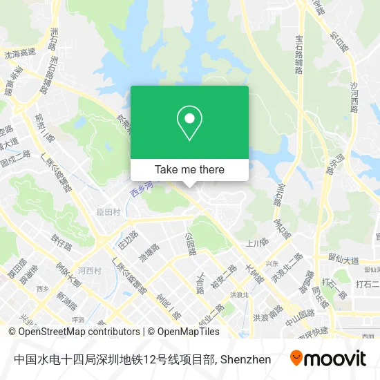 中国水电十四局深圳地铁12号线项目部 map