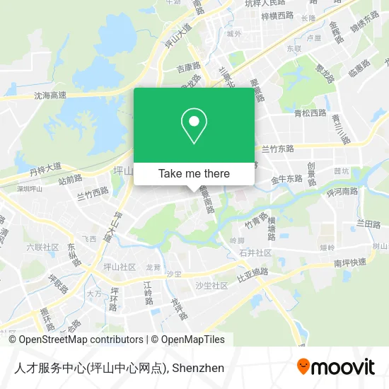 人才服务中心(坪山中心网点) map