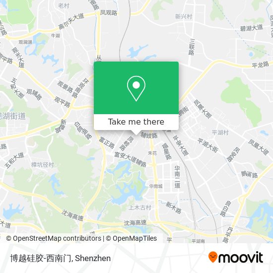 博越硅胶-西南门 map