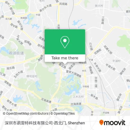 深圳市易雷特科技有限公司-西北门 map